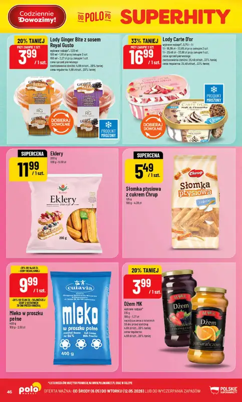 POLOmarket - gazetka promocyjna Gazetka od środy 06.05 do wtorku 12.05 - strona 46
