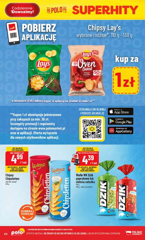 POLOmarket - gazetka promocyjna Gazetka od środy 06.05 do wtorku 12.05 - strona 60
