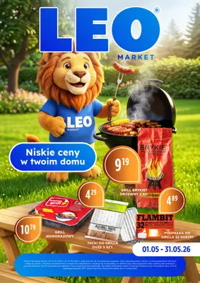 Leo Market - gazetka promocyjna Gazetka od poniedziałku 04.05 do niedzieli 31.05