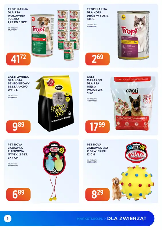 Leo Market - gazetka promocyjna Gazetka od poniedziałku 04.05 do niedzieli 31.05 - strona 6