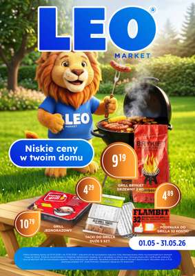 Leo Market - gazetka promocyjna Gazetka od poniedziałku 04.05 do niedzieli 31.05