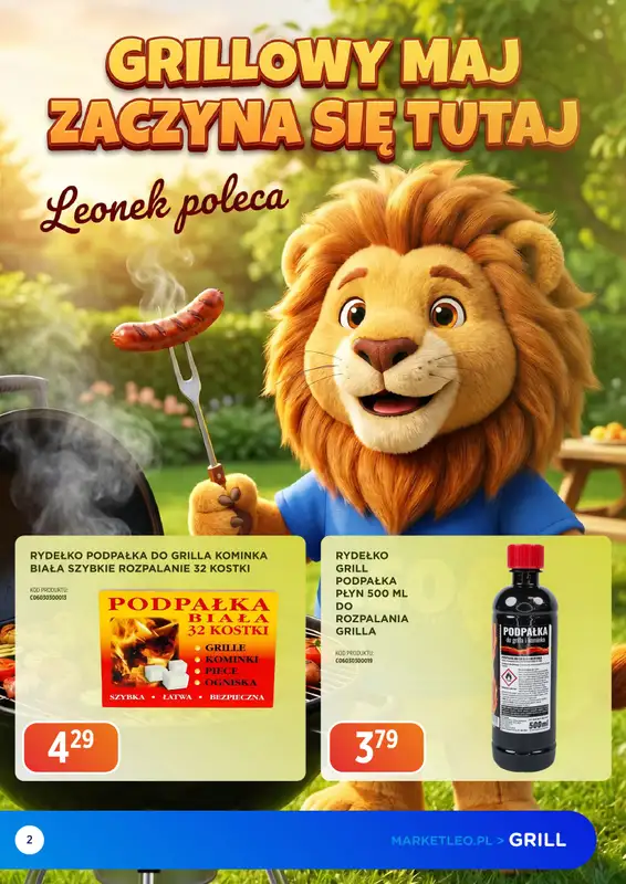 Leo Market - gazetka promocyjna Gazetka od poniedziałku 04.05 do niedzieli 31.05 - strona 2
