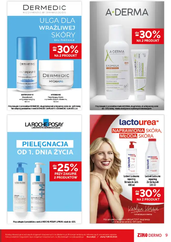 Ziko Dermo - gazetka promocyjna Twoje miejsce na regenerację i ochronę skóry od czwartku 07.05 do środy 20.05 - strona 9