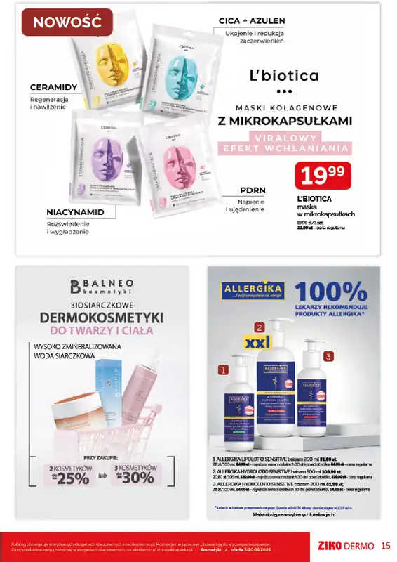 Ziko Dermo - gazetka promocyjna Twoje miejsce na regenerację i ochronę skóry od czwartku 07.05 do środy 20.05 - strona 15