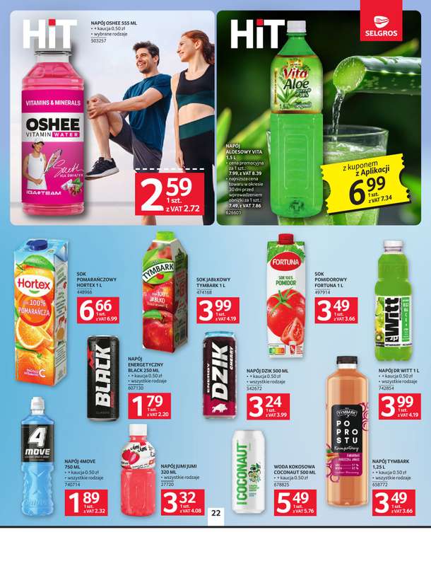 Selgros - gazetka promocyjna Oferta spożywcza od czwartku 07.05 do środy 20.05 - strona 22