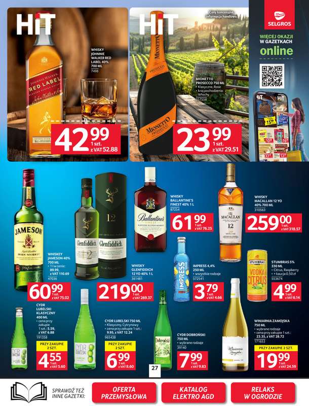 Selgros - gazetka promocyjna Oferta spożywcza od czwartku 07.05 do środy 20.05 - strona 27