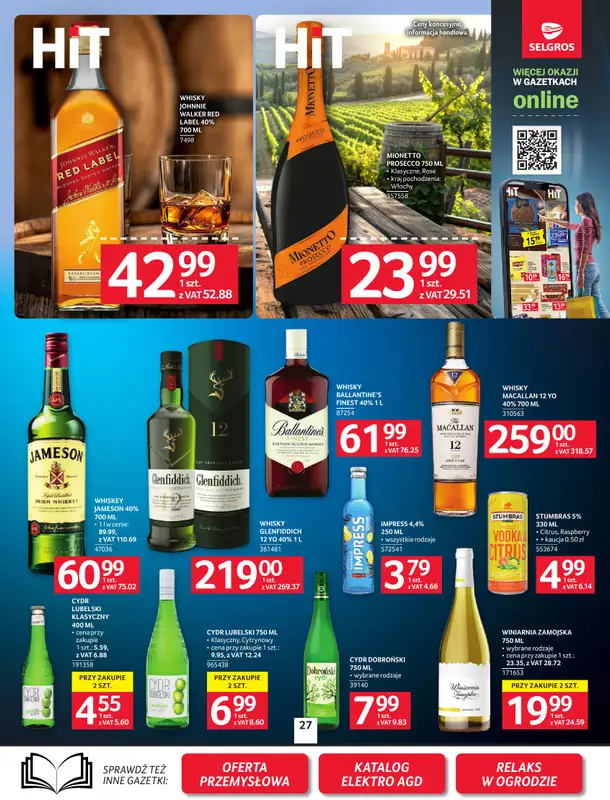 Selgros - gazetka promocyjna Oferta spożywcza od czwartku 07.05 do środy 20.05 - strona 27