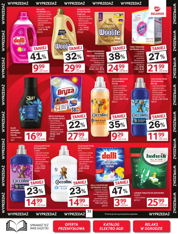 Selgros - gazetka promocyjna Oferta spożywcza od czwartku 07.05 do środy 20.05 - strona 35