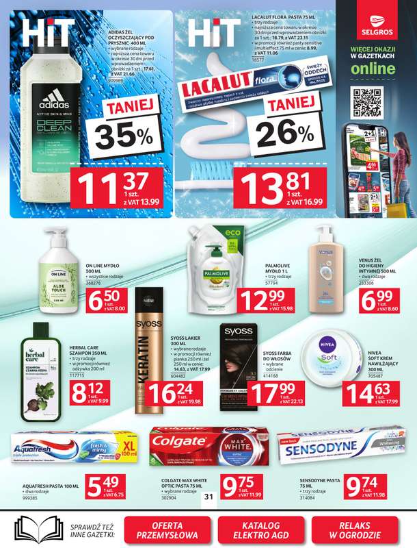 Selgros - gazetka promocyjna Oferta spożywcza od czwartku 07.05 do środy 20.05 - strona 31