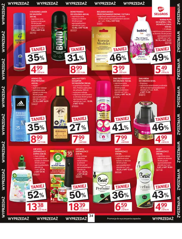 Selgros - gazetka promocyjna Oferta spożywcza od czwartku 07.05 do środy 20.05 - strona 34