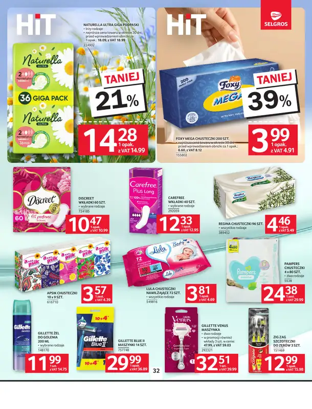 Selgros - gazetka promocyjna Oferta spożywcza od czwartku 07.05 do środy 20.05 - strona 32