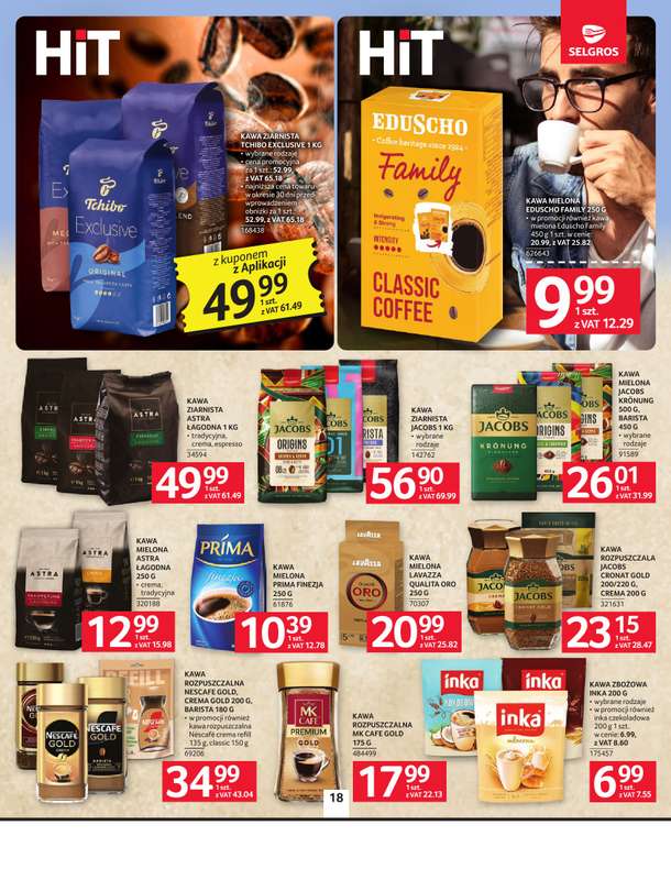 Selgros - gazetka promocyjna Oferta spożywcza od czwartku 07.05 do środy 20.05 - strona 18