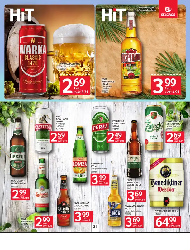 Selgros - gazetka promocyjna Oferta spożywcza od czwartku 07.05 do środy 20.05 - strona 24