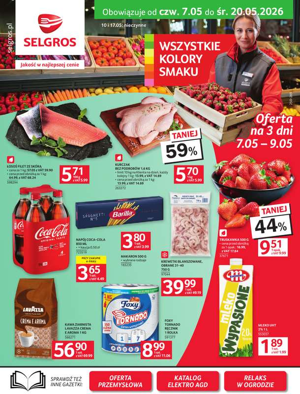 Selgros - gazetka promocyjna Oferta spożywcza od czwartku 07.05 do środy 20.05