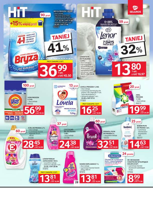 Selgros - gazetka promocyjna Oferta spożywcza od czwartku 07.05 do środy 20.05 - strona 28