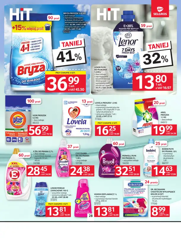 Selgros - gazetka promocyjna Oferta spożywcza od czwartku 07.05 do środy 20.05 - strona 28