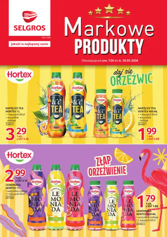 Selgros - gazetka promocyjna Katalog Markowe Produkty od czwartku 07.05 do środy 20.05
