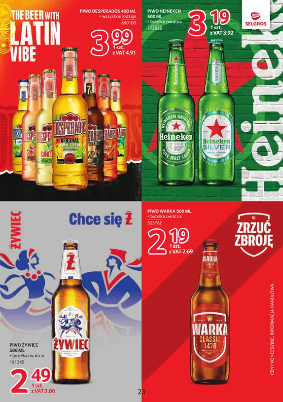 Selgros - gazetka promocyjna Katalog Markowe Produkty od czwartku 07.05 do środy 20.05 - strona 23