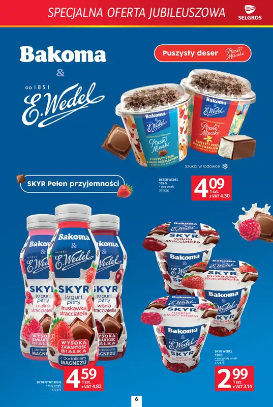 Selgros - gazetka promocyjna Specjalna oferta jubileuszowa od czwartku 07.05 do środy 20.05 - strona 6