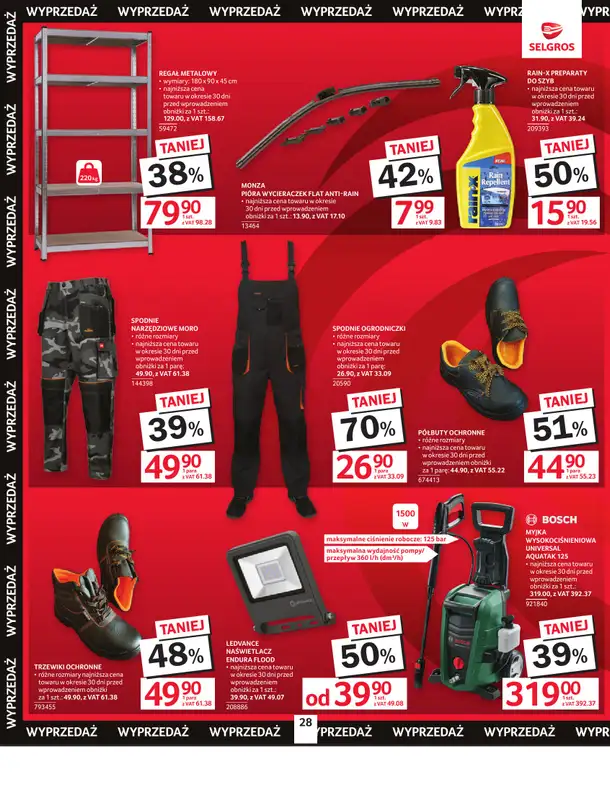 Selgros - gazetka promocyjna Oferta przemysłowa od czwartku 07.05 do środy 20.05 - strona 30