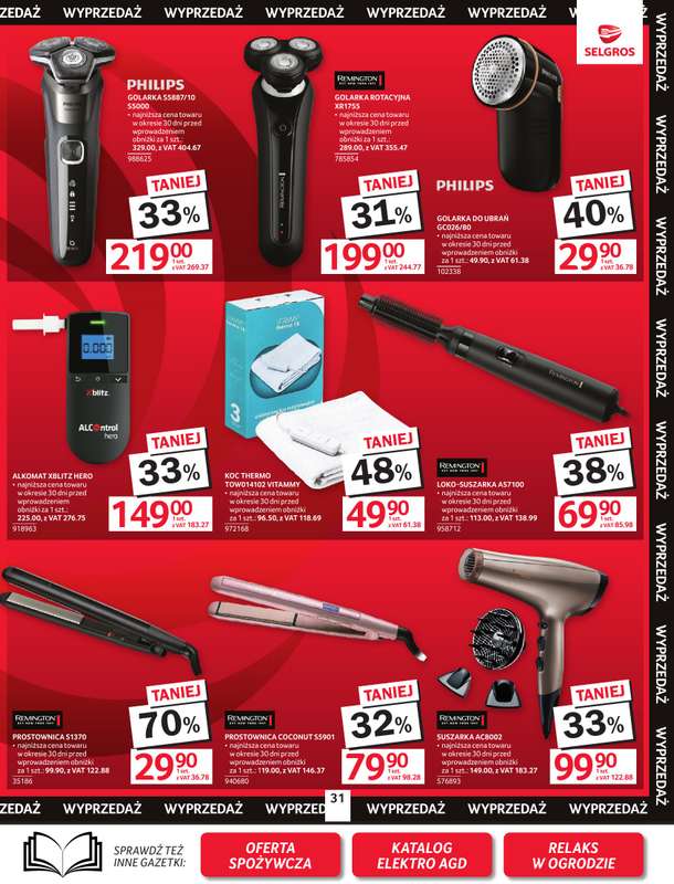 Selgros - gazetka promocyjna Oferta przemysłowa od czwartku 07.05 do środy 20.05 - strona 33