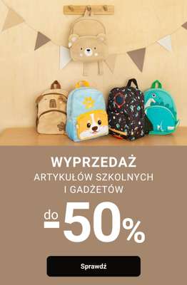 Smyk - gazetka promocyjna Do -50% wyprzedaż art. szkolnych i gadżetów od poniedziałku 04.05 do czwartku 07.05