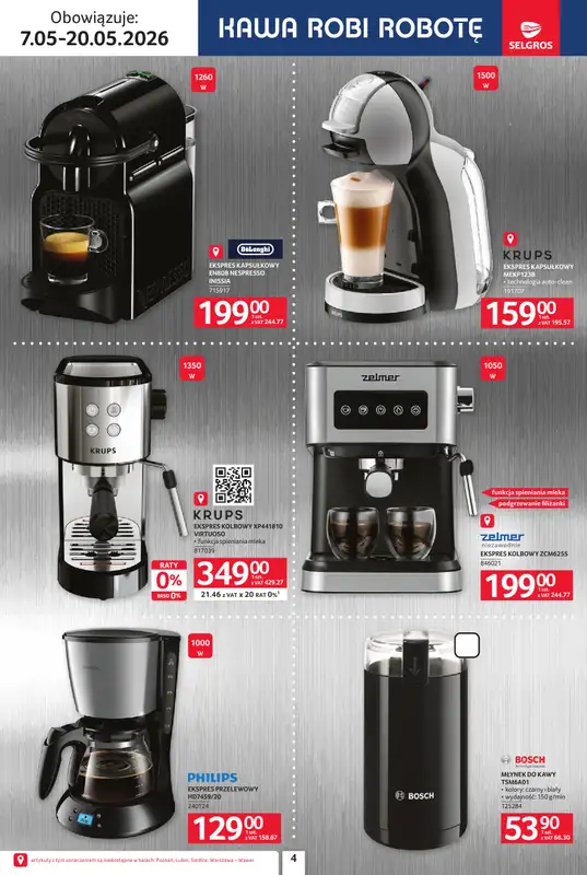 Selgros - gazetka promocyjna Katalog Elektro AGD od czwartku 07.05 do środy 20.05 - strona 4