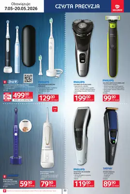 Selgros - gazetka promocyjna Katalog Elektro AGD od czwartku 07.05 do środy 20.05 - strona 22