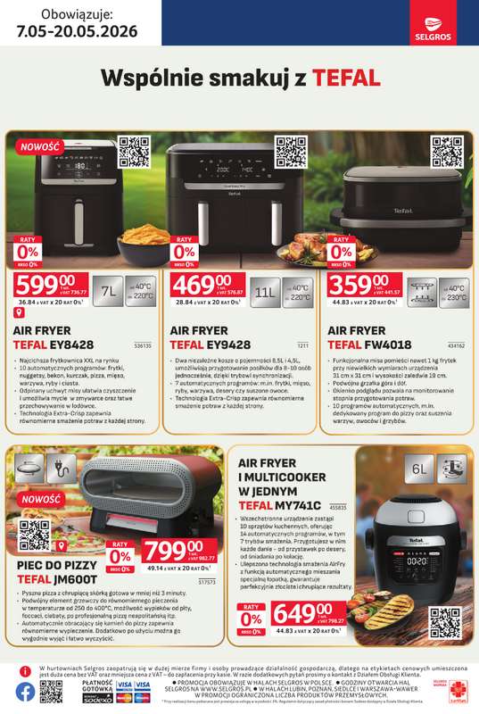 Selgros - gazetka promocyjna Katalog Elektro AGD od czwartku 07.05 do środy 20.05 - strona 11