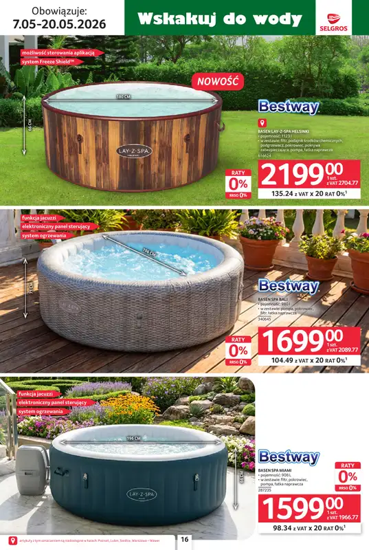 Selgros - gazetka promocyjna Katalog Ogród od czwartku 07.05 do środy 20.05 - strona 16