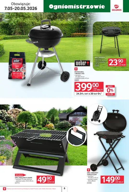 Selgros - gazetka promocyjna Katalog Ogród od czwartku 07.05 do środy 20.05 - strona 6