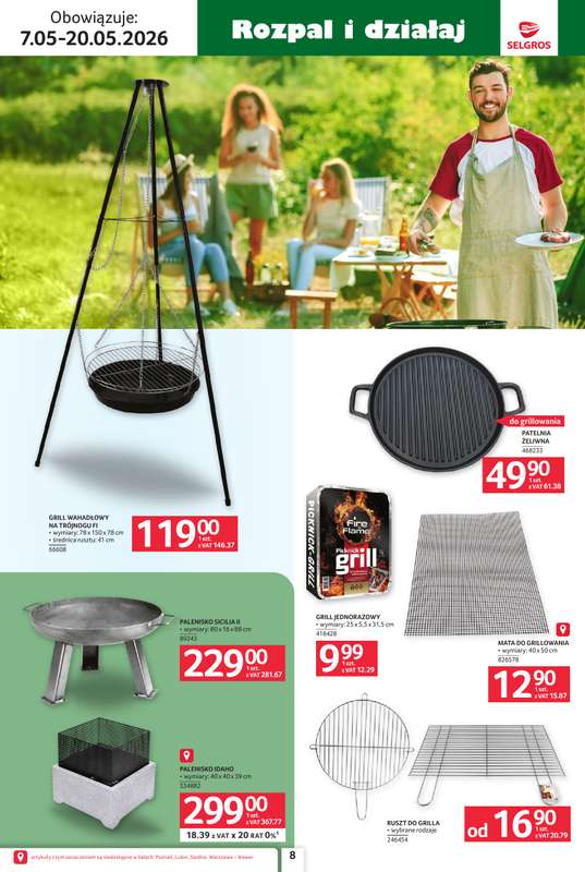 Selgros - gazetka promocyjna Katalog Ogród od czwartku 07.05 do środy 20.05 - strona 8