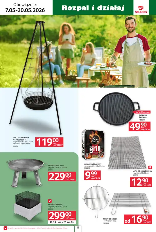 Selgros - gazetka promocyjna Katalog Ogród od czwartku 07.05 do środy 20.05 - strona 8