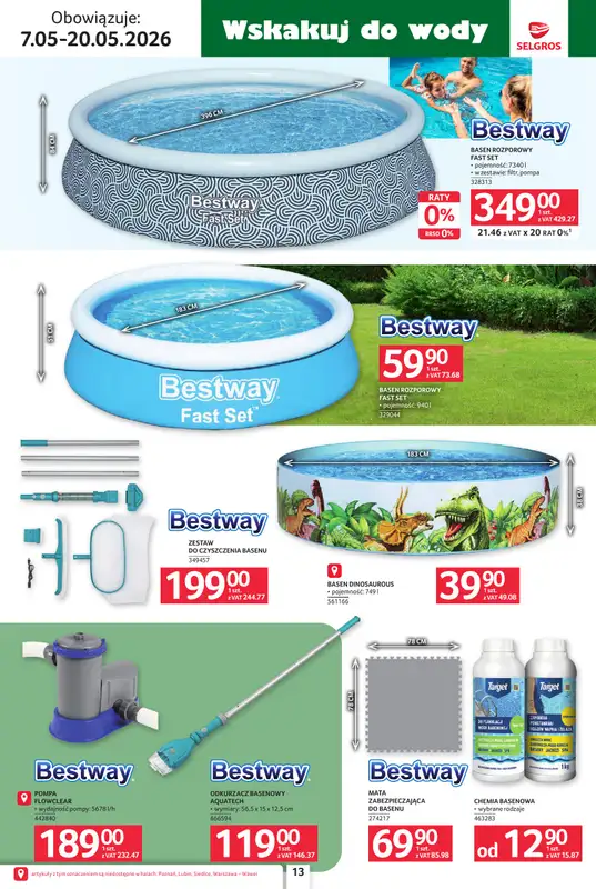 Selgros - gazetka promocyjna Katalog Ogród od czwartku 07.05 do środy 20.05 - strona 13
