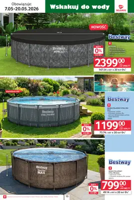 Selgros - gazetka promocyjna Katalog Ogród od czwartku 07.05 do środy 20.05 - strona 15