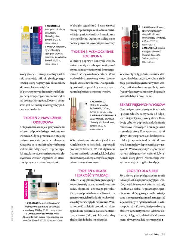 Hebe - gazetka promocyjna Magazyn od poniedziałku 04.05 do wtorku 30.06 - strona 105
