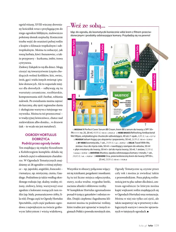 Hebe - gazetka promocyjna Magazyn od poniedziałku 04.05 do wtorku 30.06 - strona 159
