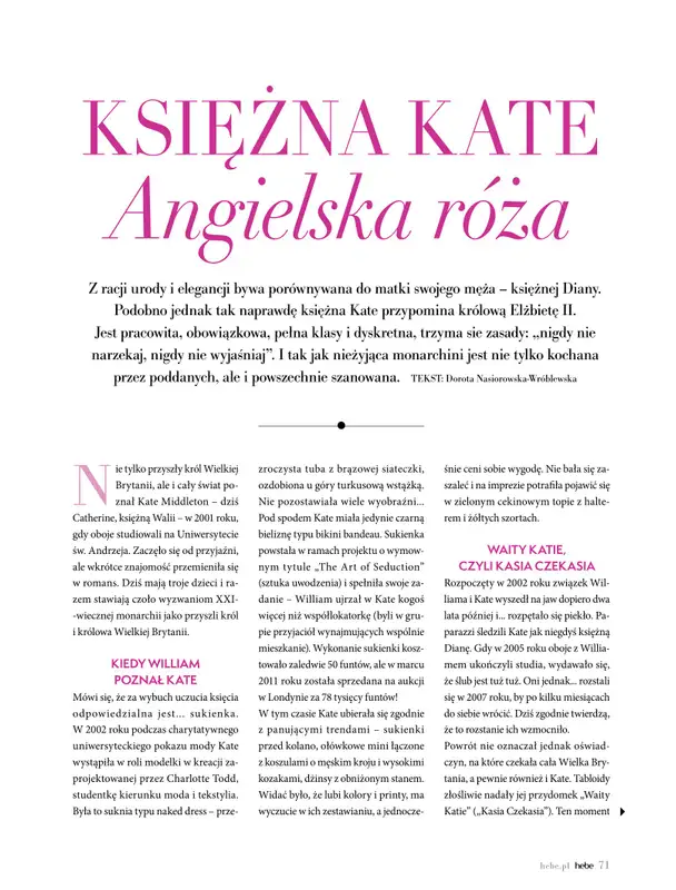 Hebe - gazetka promocyjna Magazyn od poniedziałku 04.05 do wtorku 30.06 - strona 71