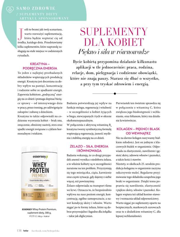 Hebe - gazetka promocyjna Magazyn od poniedziałku 04.05 do wtorku 30.06 - strona 138
