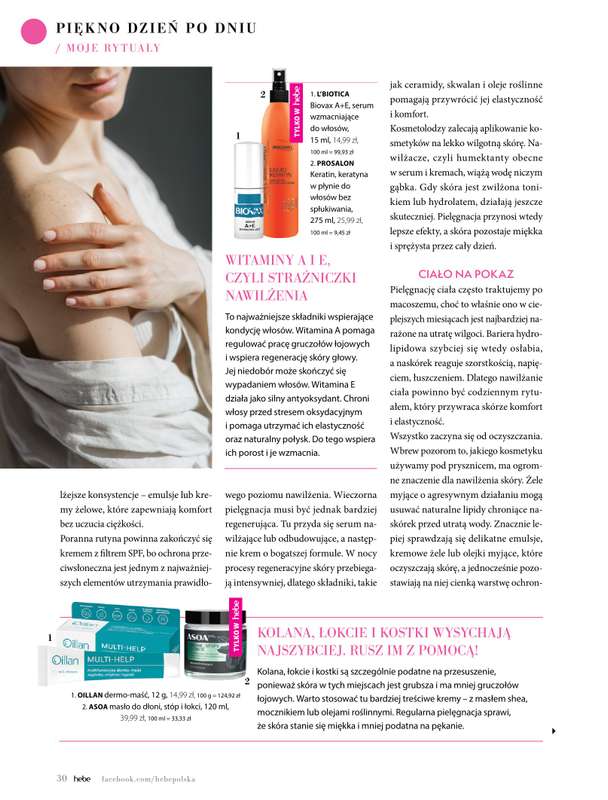 Hebe - gazetka promocyjna Magazyn od poniedziałku 04.05 do wtorku 30.06 - strona 30