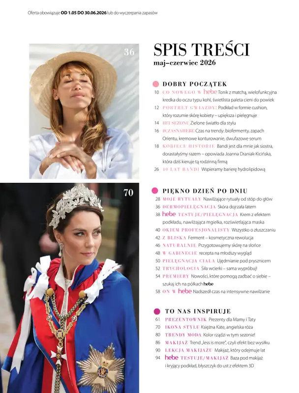 Hebe - gazetka promocyjna Magazyn od poniedziałku 04.05 do wtorku 30.06 - strona 6