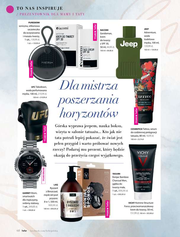 Hebe - gazetka promocyjna Magazyn od poniedziałku 04.05 do wtorku 30.06 - strona 68
