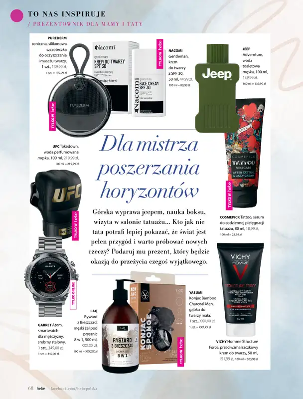 Hebe - gazetka promocyjna Magazyn od poniedziałku 04.05 do wtorku 30.06 - strona 68