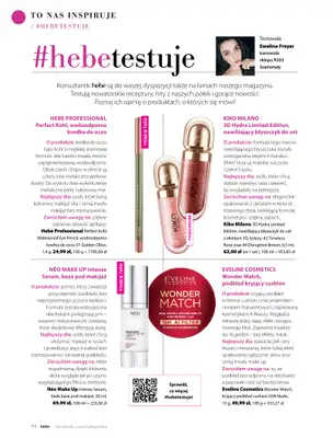 Hebe - gazetka promocyjna Magazyn od poniedziałku 04.05 do wtorku 30.06 - strona 94