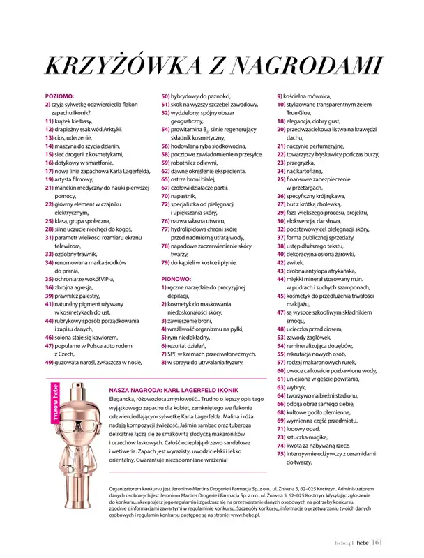 Hebe - gazetka promocyjna Magazyn od poniedziałku 04.05 do wtorku 30.06 - strona 161