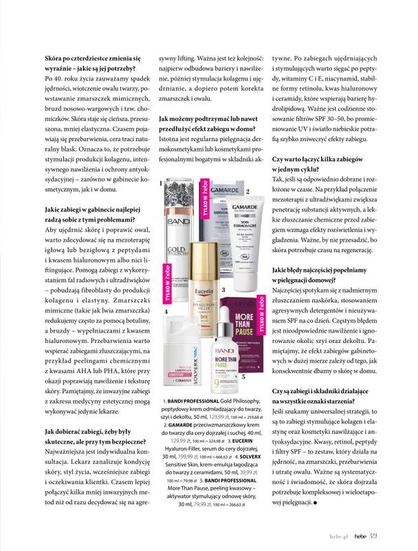 Hebe - gazetka promocyjna Magazyn od poniedziałku 04.05 do wtorku 30.06 - strona 49