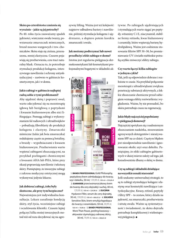 Hebe - gazetka promocyjna Magazyn od poniedziałku 04.05 do wtorku 30.06 - strona 49