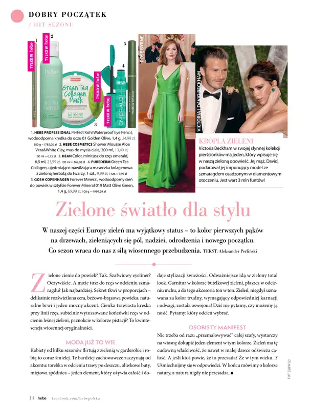 Hebe - gazetka promocyjna Magazyn od poniedziałku 04.05 do wtorku 30.06 - strona 14