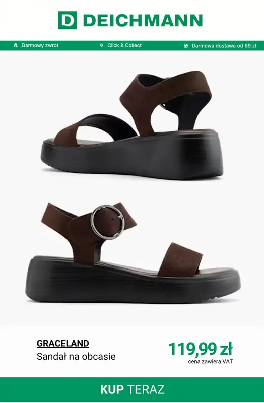 Deichmann - gazetka promocyjna Buty w stylu boho od poniedziałku 04.05  - strona 10