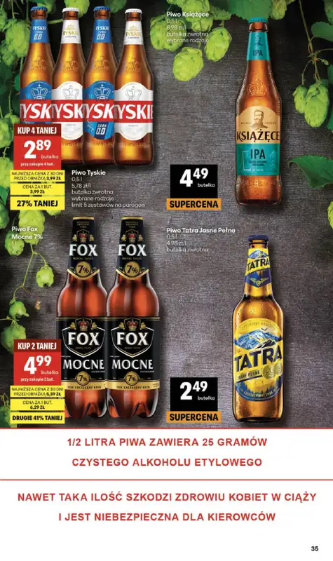 Delikatesy Centrum - gazetka promocyjna Gazetka  do środy 13.05 - strona 35